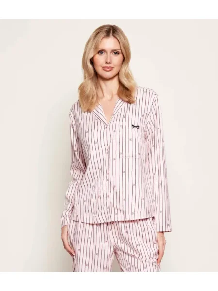 HUGO cămașă de pijama SARTORIAL SHIRT roz