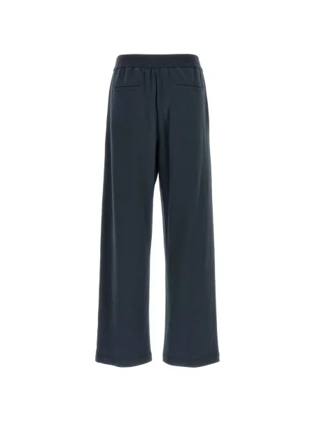 Pantaloni Brunello Cucinelli alergare albastru