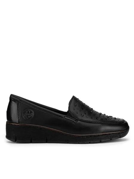 Rieker Pantofi negru