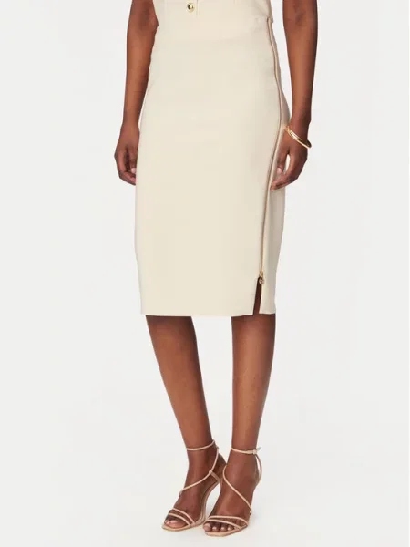 Rinascimento Fustă tip creion bej