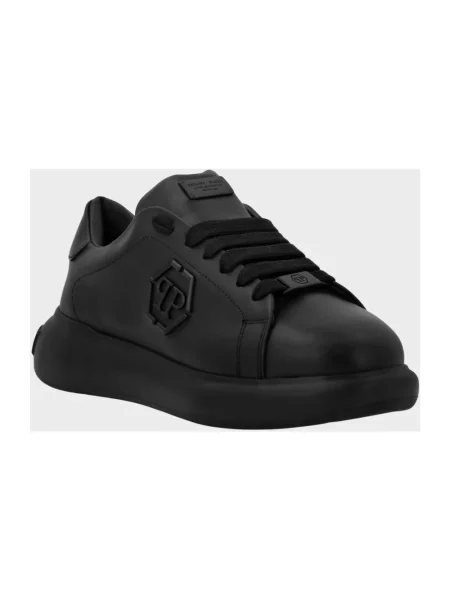 Sneakersy Philipp Plein skórzane czarne