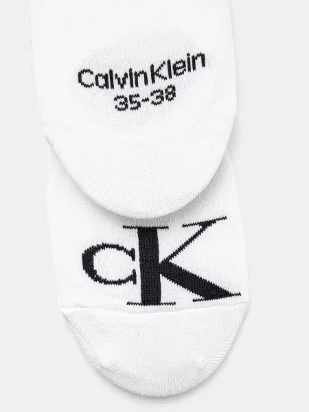 Calvin Klein Jeans ponožky s bavlnou bílé