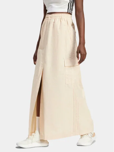 Adidas Fustă trapez Premium Essentials bej