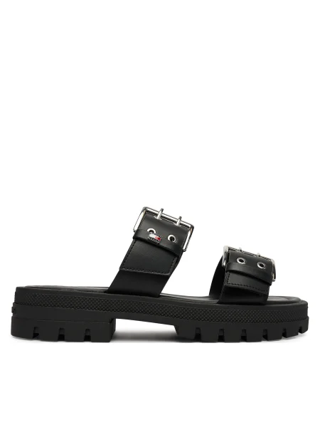 Tommy Jeans Papucs fekete