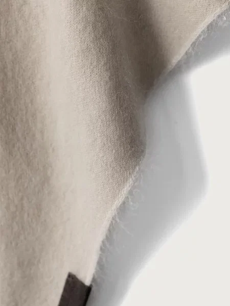 Fular Mm By Max Mara de lână bej