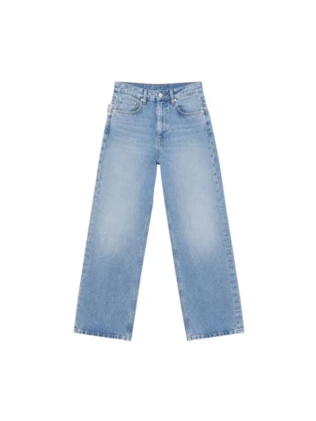 Jeansy straight leg Icon Denim niebieskie