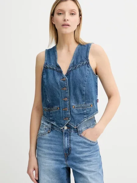 LEVI'S ® Vestă de costum denim albastru