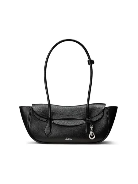 Polo Ralph Lauren torebka tote skórzana czarna