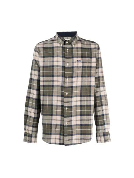 Koszula Barbour w kratkę zielona