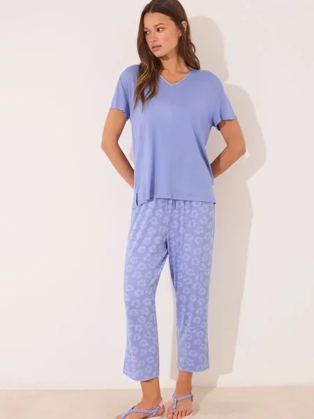 Пижама women'secret дамска синьо