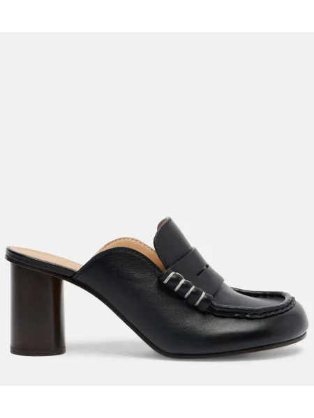 Papuci tip mules Jw Anderson din piele negru