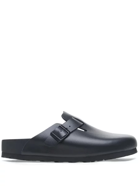 Saboți Birkenstock din piele negru