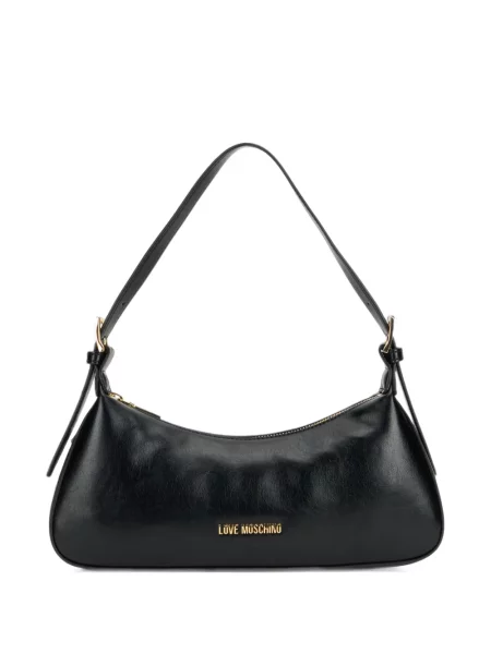 Geantă Love Moschino cu autograf negru