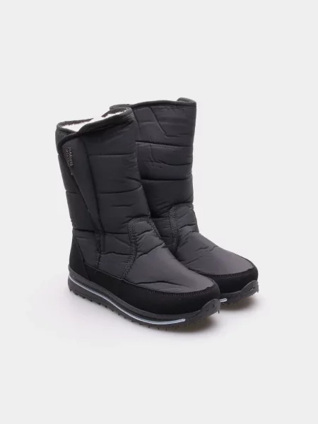 Buty zimowe wysokie śniegowce PROGRESS ocieplane czarne