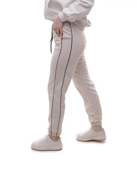 Спортивні штани STREAM світло-сірий віскоза/поліестер сірі