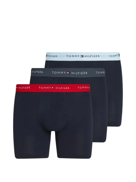 Boxeri Tommy Hilfiger cu autograf albastru