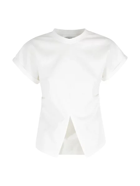 Koszulka La Piscine z rozcieciem biała