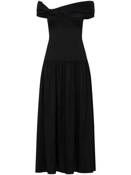 Rochie midi Azeeza până la genunchi de costum negru