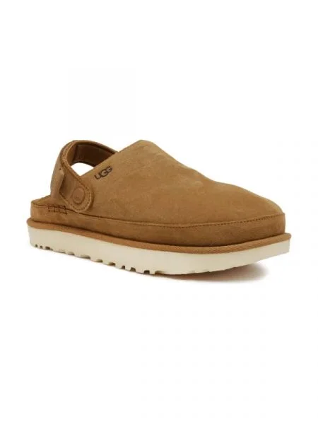UGG De piele papuci de casă W GOLDENSTAR CLOG maro