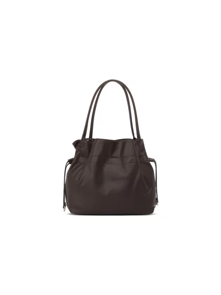 Geantă shopper Guess cu cordon maro