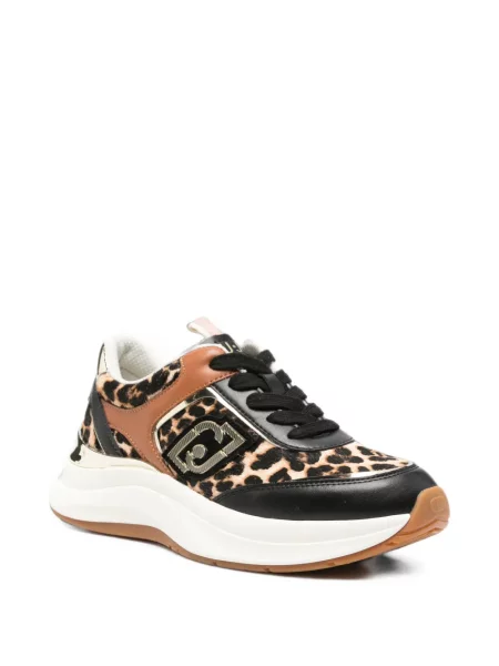 Sneakerși Liu Jo cu imagine cu model leopard maro