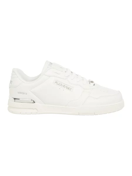 Sneakersy Plein Sport w tygrysie prążki białe