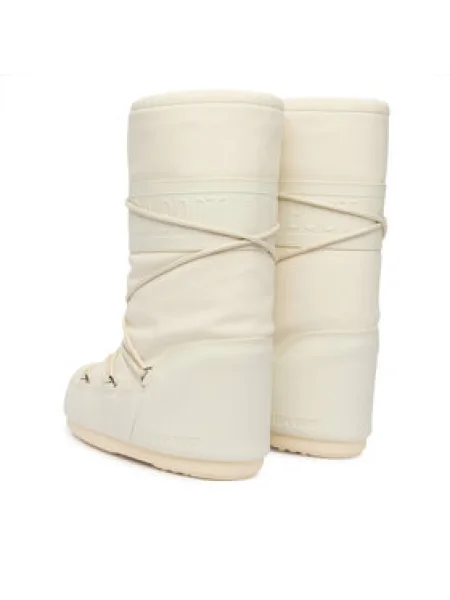 Snehule Moon Boot Écru biela