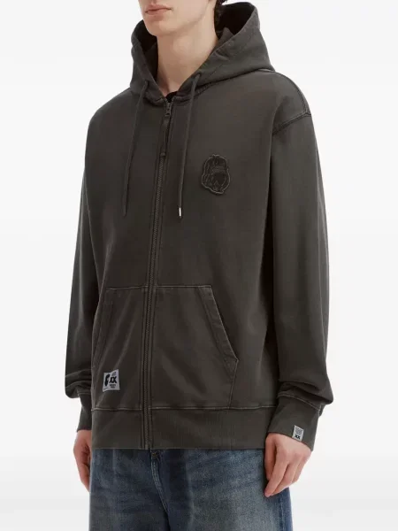 Hoodie Fingercroxx με αυτόγραφο γκρι