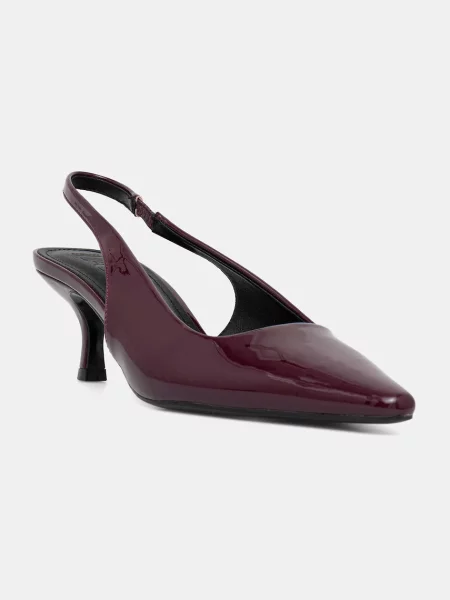 Обувки с тънък Answear.LAB бордо