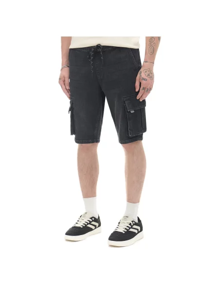 Джинсовые шорты Cropp серые