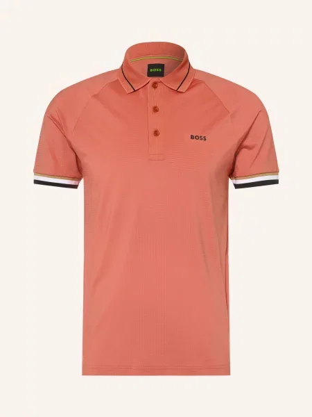 Boss Funkcyjna Koszulka Polo Toc Court Slim Fit rosa biała