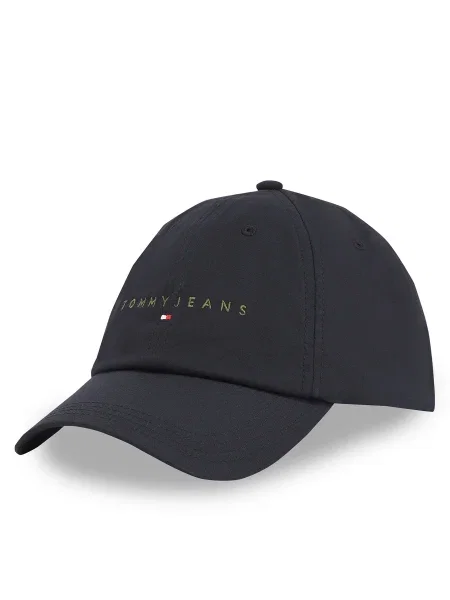 Шапка с козирка Tommy Jeans черно