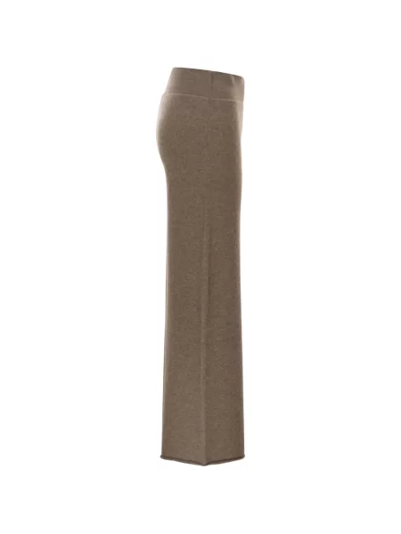 Pantaloni Vanisè din cașmir maro