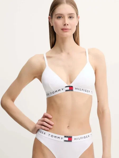 Tommy Hilfiger podprsenka s elastanom biela