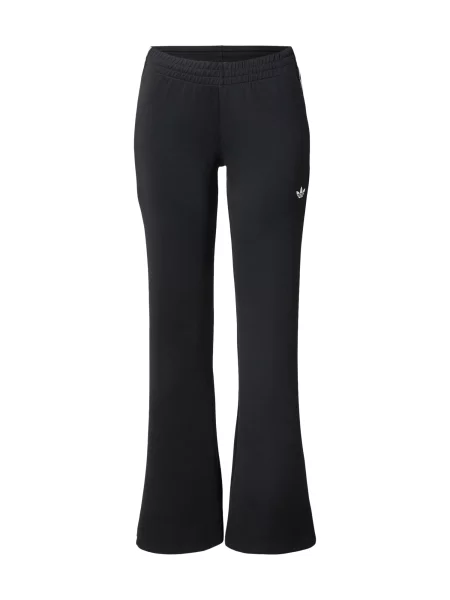 ADIDAS ORIGINALS Pantaloni FLARED negru alb