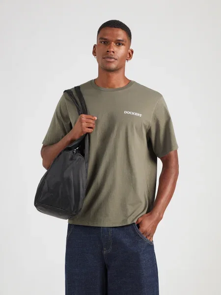 Dockers Tricou kaki alb