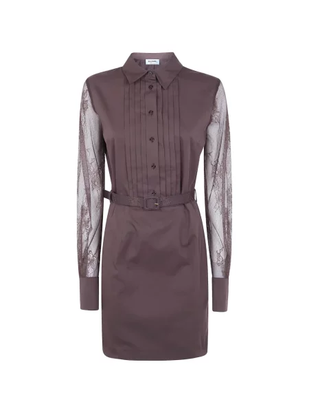 Rochie Blugirl din dantelă maro
