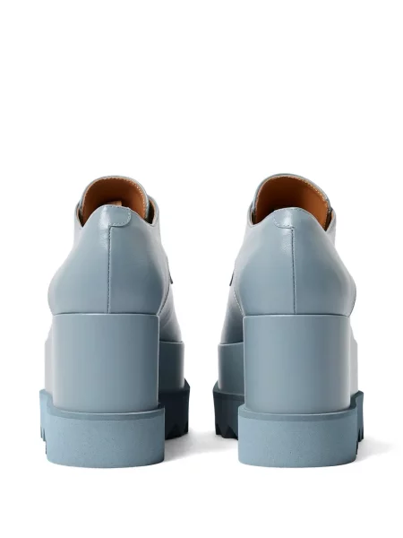 Pantofi derby Stella Mccartney cu platformă albastru