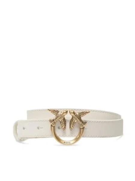 Pinko De piele LOVE BERRY H2 alb
