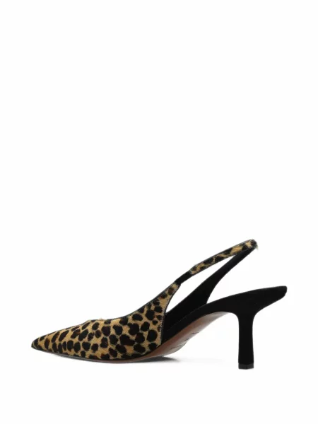 Pantofi cu toc Neous cu imagine cu model leopard maro