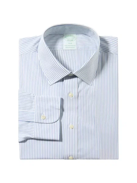 Cămașă Brooks Brothers lungă albastru