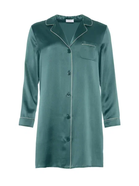 Rochie tip cămașă Eres verde