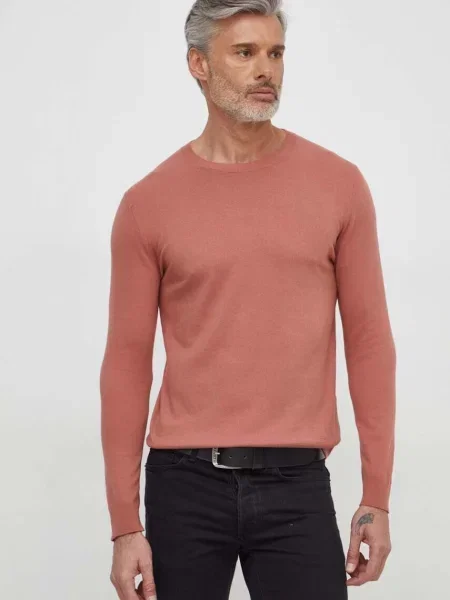 Svetr Sisley pánský lehký růžová