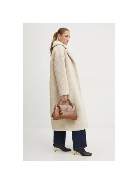 Guess Futro New Alina beżowy