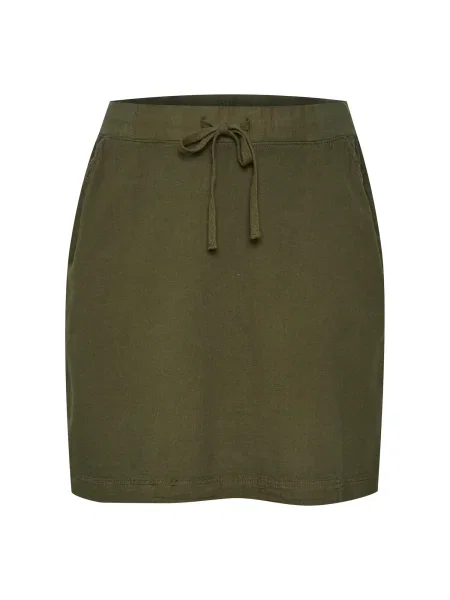 KAFFE CURVE Fustă Cnana' verde