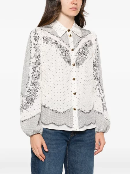 Bluză Twinset cu model floral cu imagine