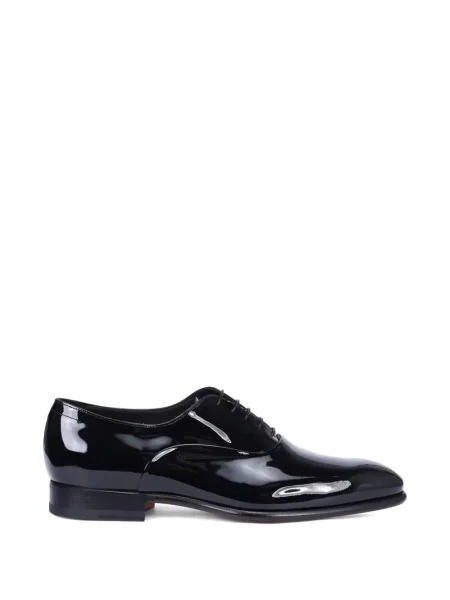 Oxford Santoni din țesătură twill negru