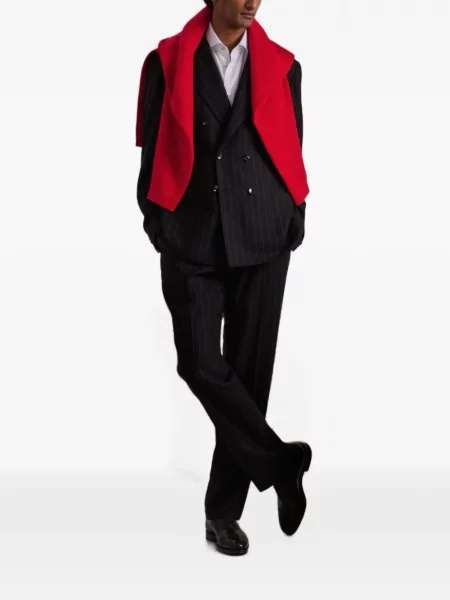 Costum Kiton cu două rânduri de nasturi negru