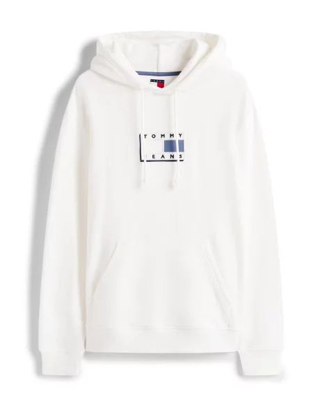 Palton Tommy Jeans alb