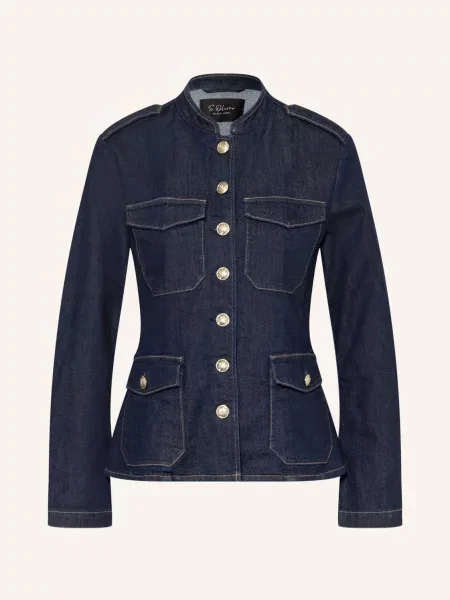 S.Oliver Black Label Džínová Bunda blue modrá